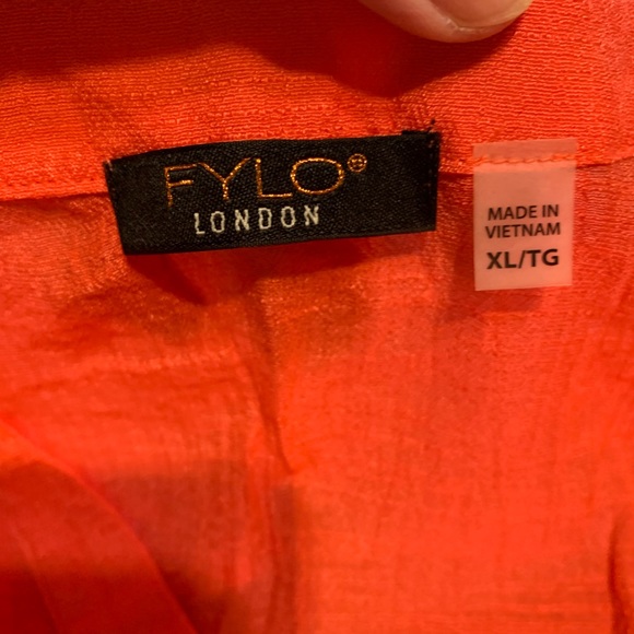 Fylo London Womens tunic blouse size XL - Picture 4 of 7